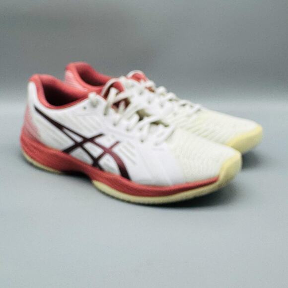 ASICS Shoes Womens 10 White Pink Solution Swift FF Court Tennis Sneakers Comfort - Picture 2 of 10